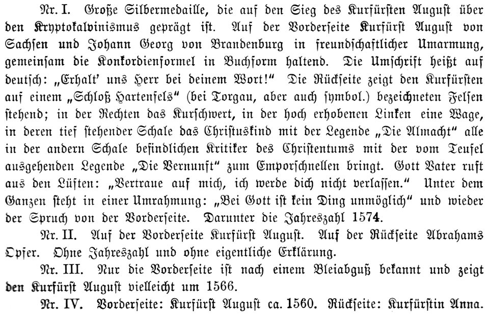 Illustrierte Geschichte d. sächs. Lande Bd. II Abt. 1 - 104-105 - Eine Tafel aus Tentzel Saxonia numismatica