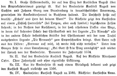 Illustrierte Geschichte d. sächs. Lande Bd. II Abt. 1 - 104-105 - Eine Tafel aus Tentzel Saxonia numismatica
