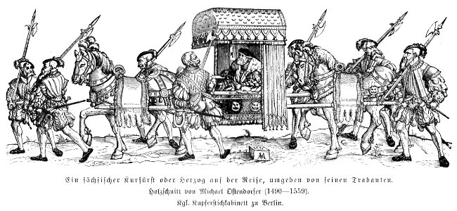 Illustrierte Geschichte d. sächs. Lande Bd. II Abt. 1 - 229 - Ein Sächsischer Kurfürst auf der Reise