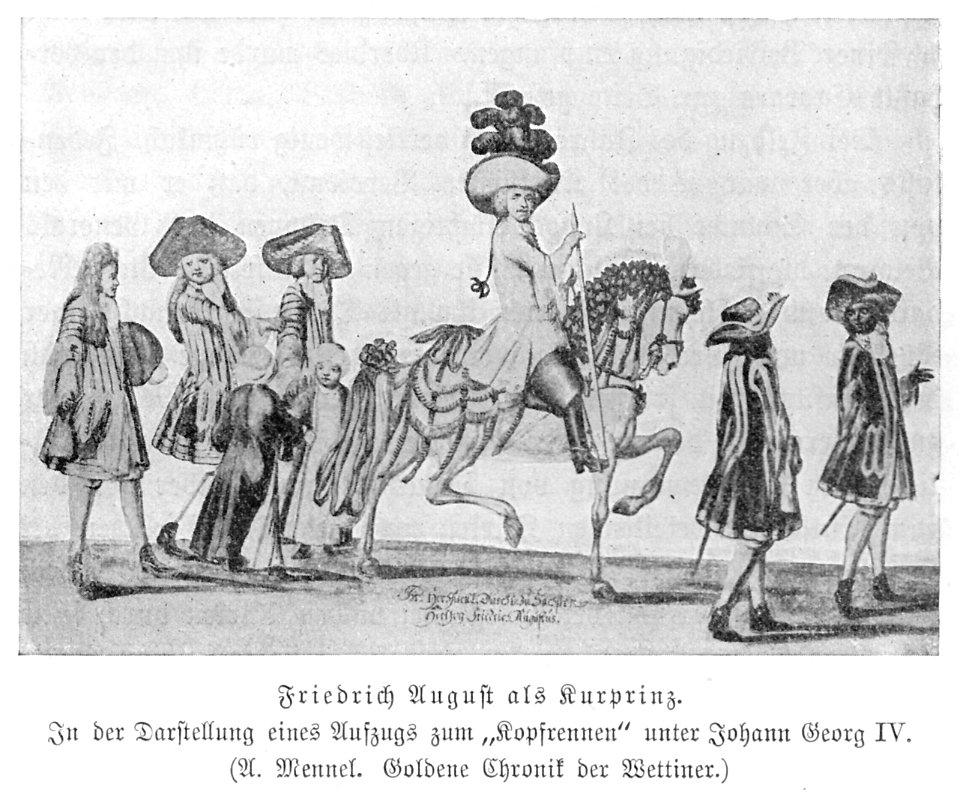 Illustrierte Geschichte d. sächs. Lande Bd. II Abt. 1 - 385 - Friedrich August als Kurprinz