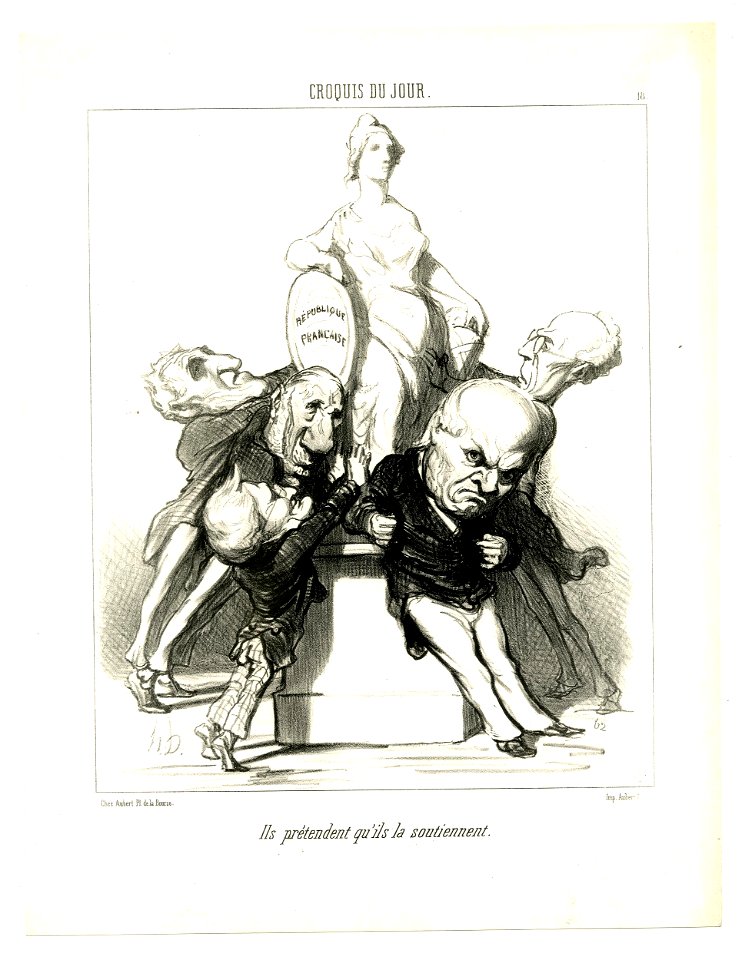 Ils prétendent qu'ils la soutiennent (They pretend they support her) (BM 1918,0511.155)