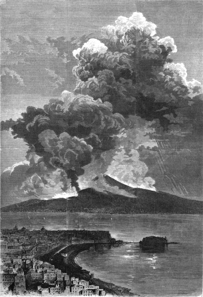 Illustrirte Zeitung - Vesuvius 1872