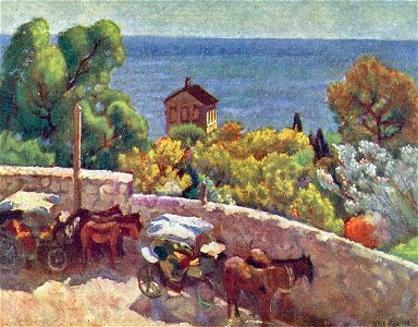 Ilya Mashkov - Cabs in the Park, Alupka