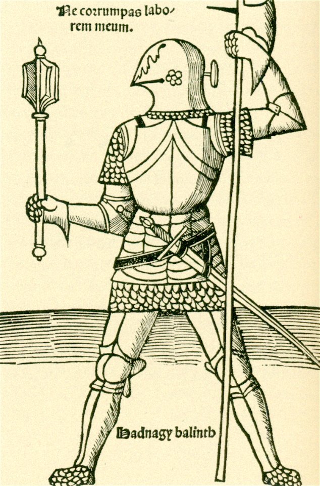 Image of a knight in armour, 1511