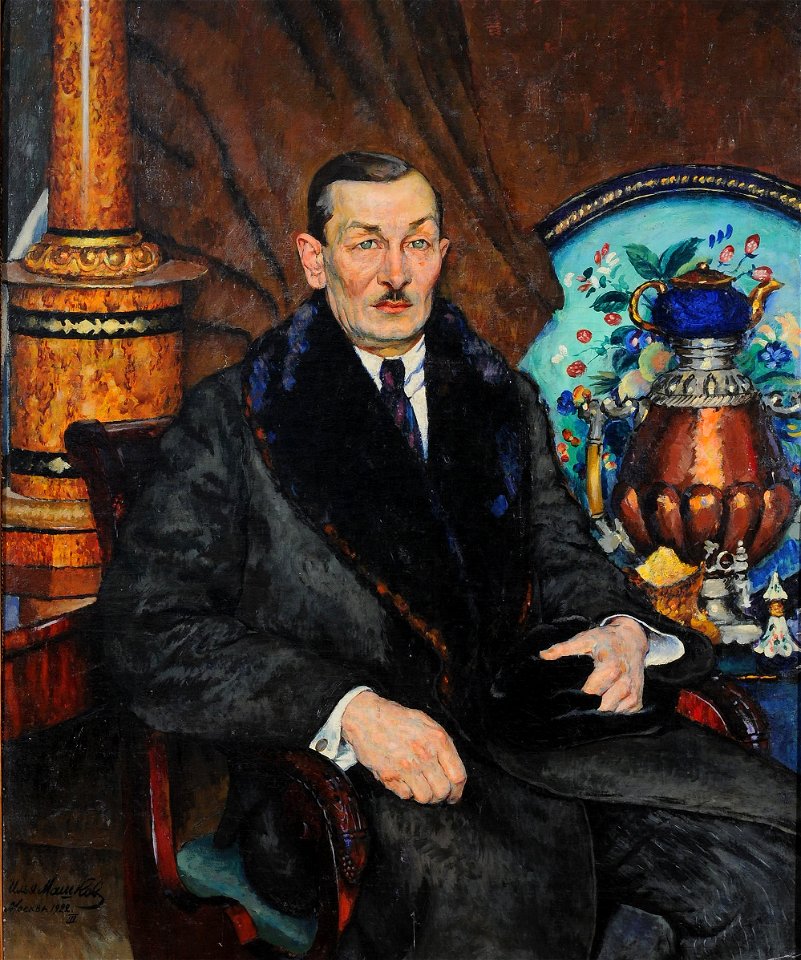 Ilya Mashkov - Portrait of A.B. Szymanowsky