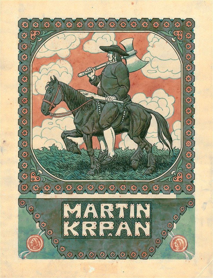 Ilustracija za naslovnico knjige Martin Krpan (2)