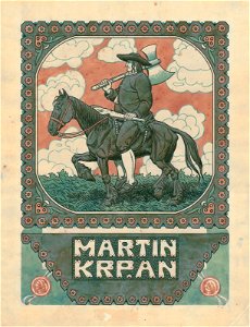 Ilustracija za naslovnico knjige Martin Krpan (2)