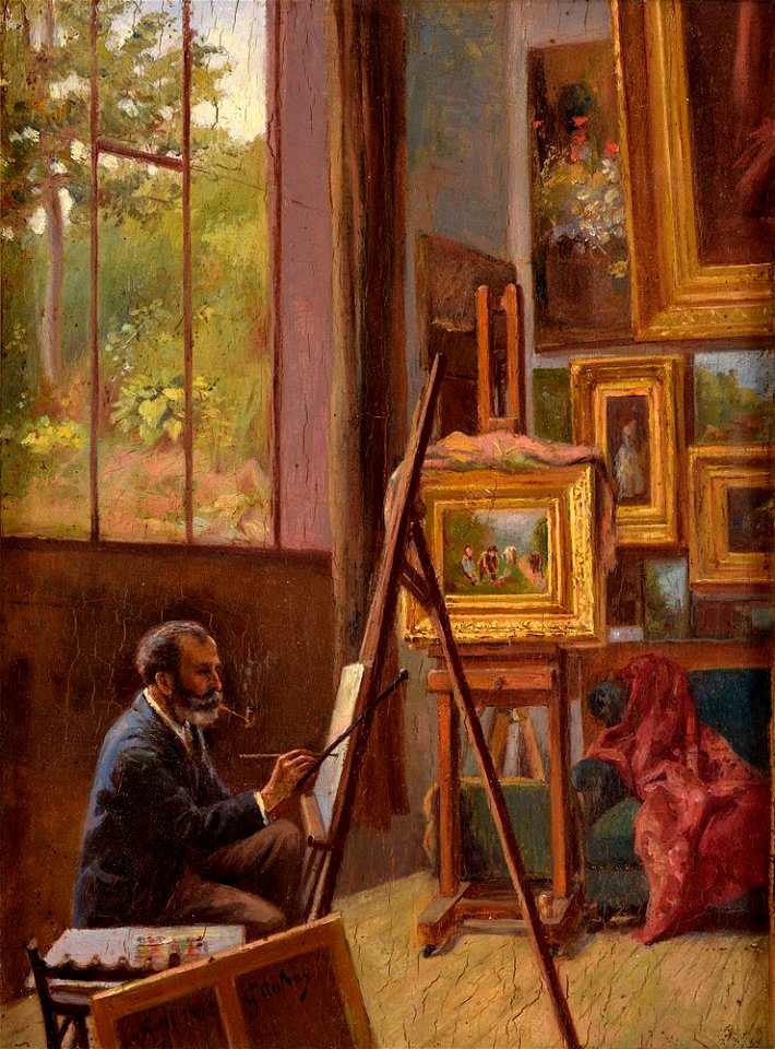 Im Atelier des Künstlers 1892