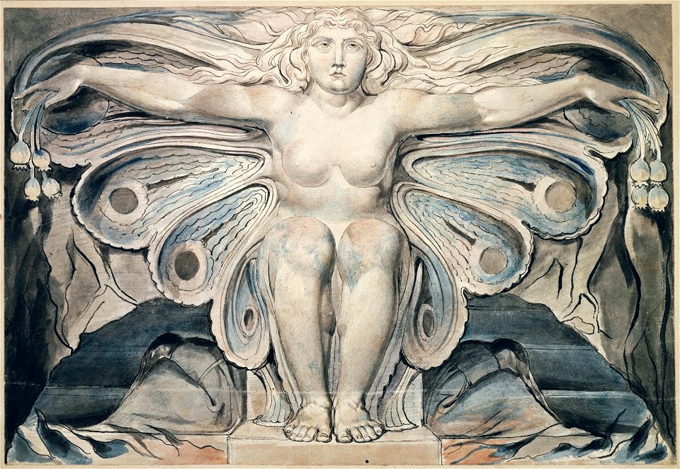 Illustrations to Robert Blair's The Grave , object 18 The Grave Personified