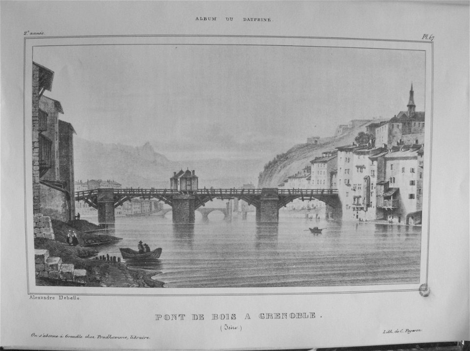 Im16 Album Dauphiné tome II - Pont de Bois à Grenoble (Isère) by AD