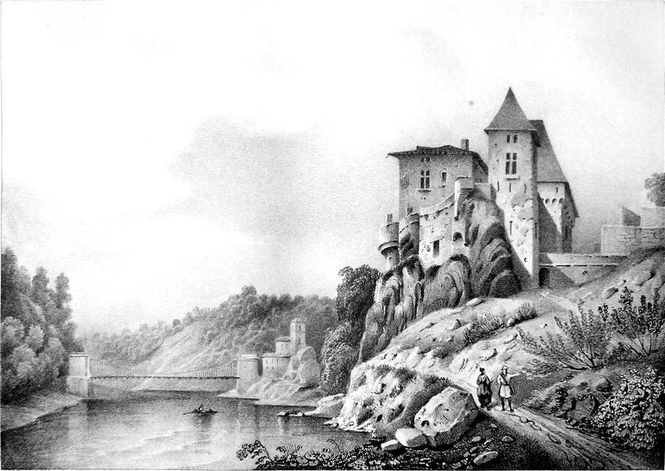 Im42 Album dauphiné T1 - Chateau de la Sone, près de St Marcellin (Isère), by VC versio II cropped