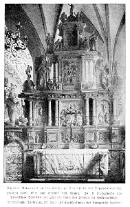 Illustrierte Geschichte d. sächs. Lande Bd. II Abt. 1 - 169 - Altarwerk der Kirche zu Lauenstein