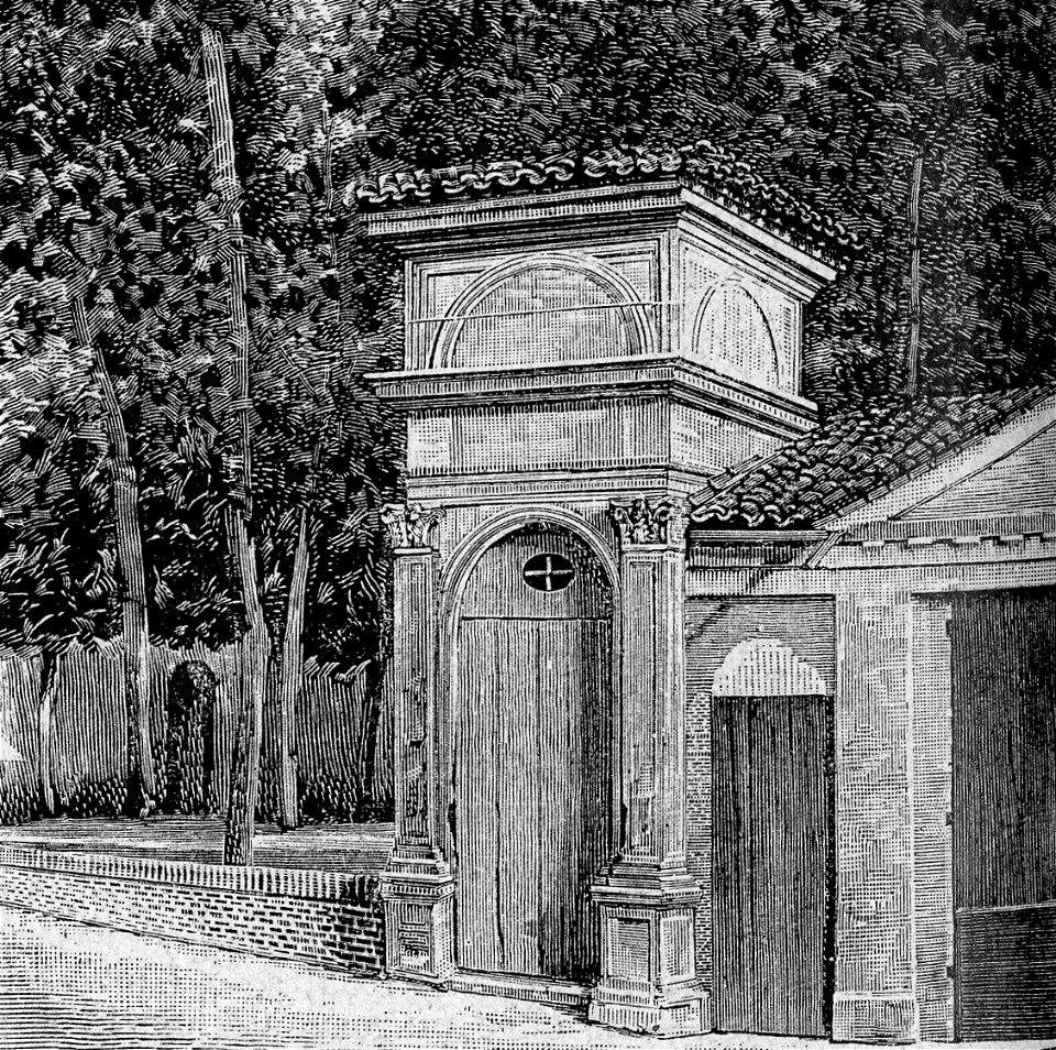 Imola – Tribuna di Giulio II attribuita al Bramante (xilografia)