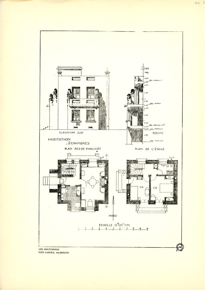 Img p 96 habitation plan et elevation045