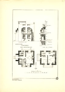 Img p 96 habitation plan et elevation045