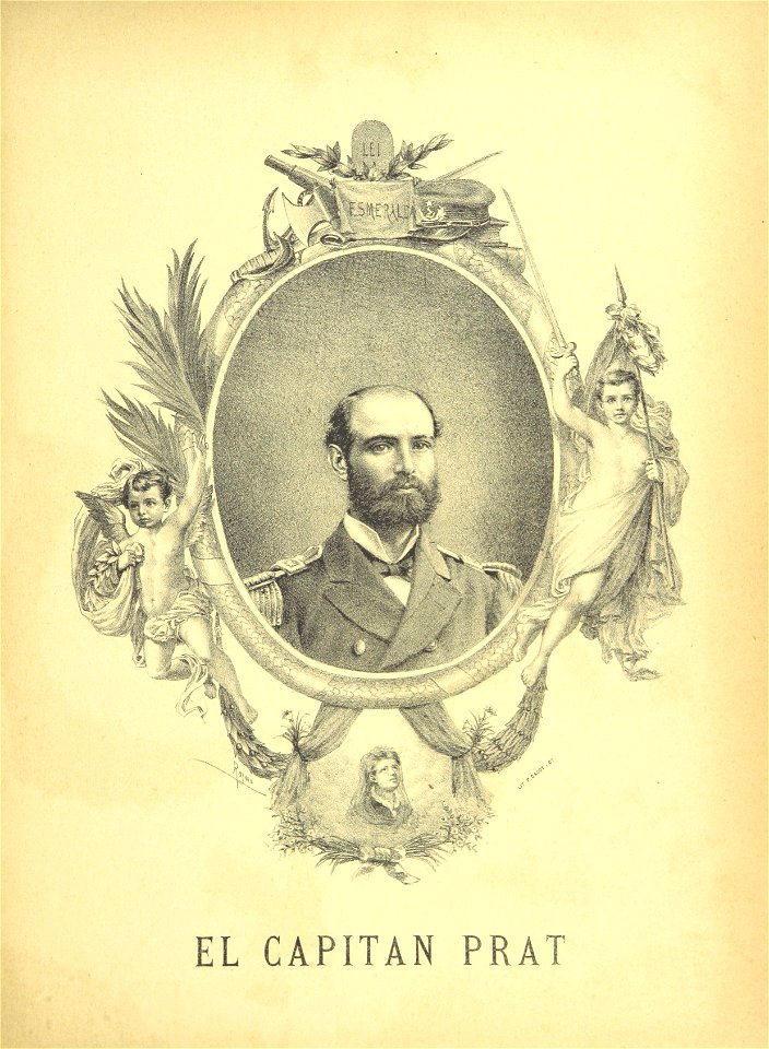 Image taken from page 11 of 'El album de la gloria de Chile. Homenaje al ejército i armada de Chile en la memoria de sus más ilustres marinos i soldados muertos por la patria en la guerra del Pacífico, 1879-1883 ... Illustrado, etc'