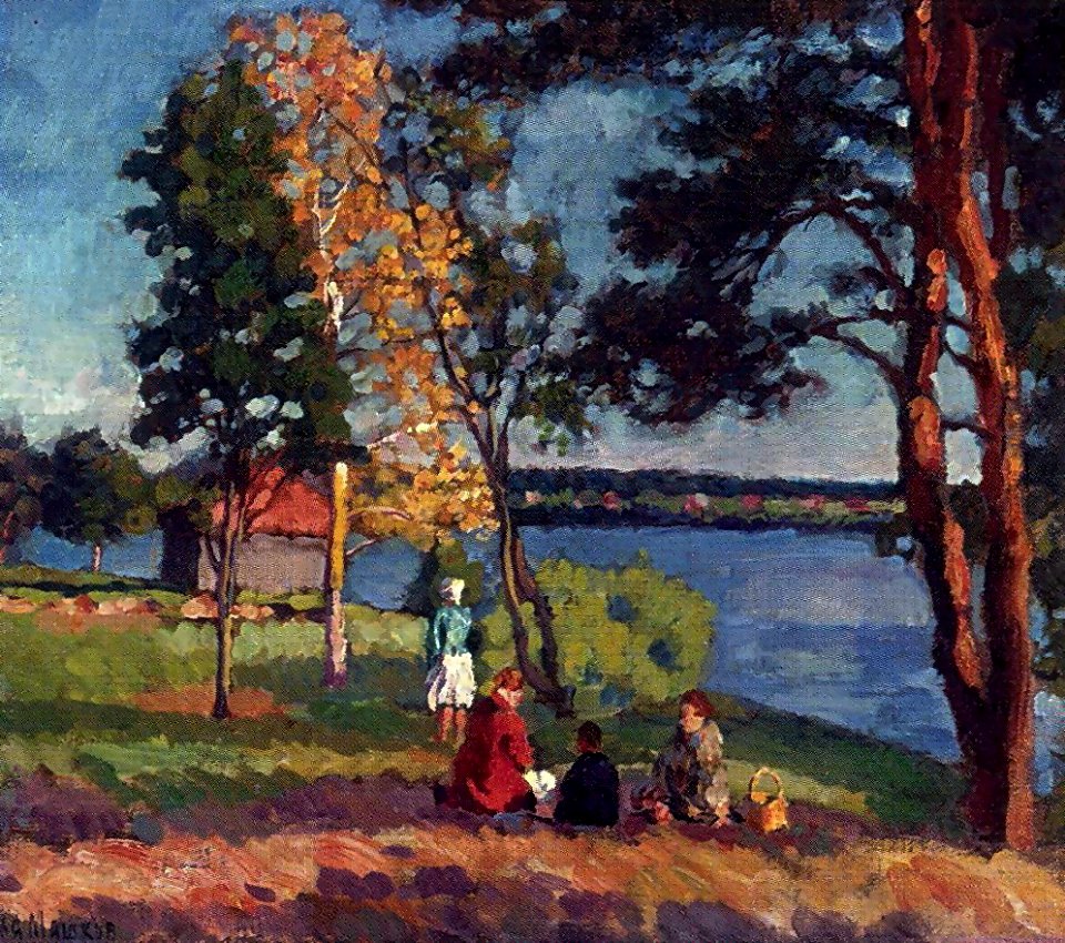Ilya Mashkov - Bank of the Neva. Evening