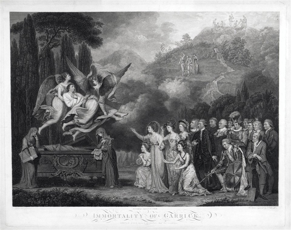 Immortality of Garrick by James Caldwall