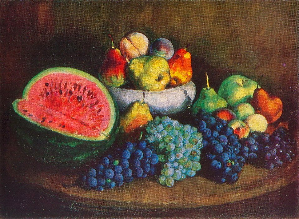 Ilya Mashkov - Watermelon and grapes