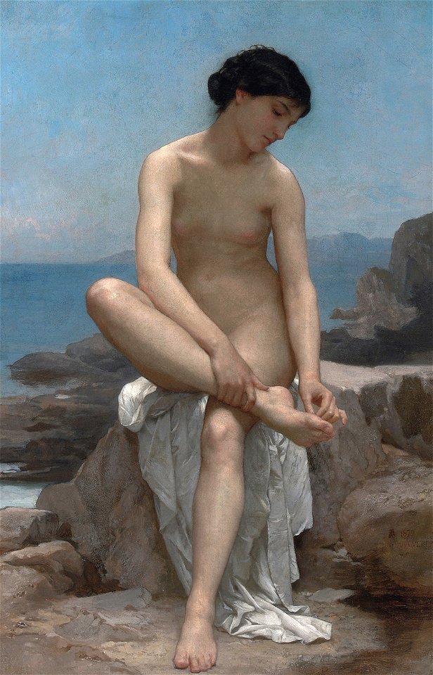 WilliamBouguereau-TheBather-(1879)