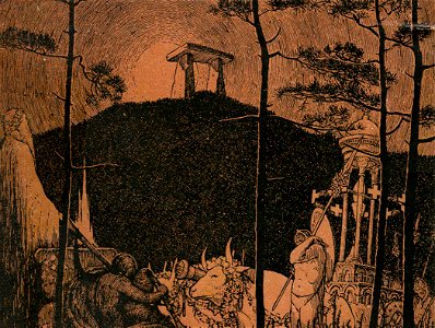 Ilustraçom de Camilo Diaz para o livro Almas mortas de Anton Villar Ponte (1922) (2)