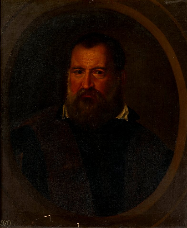 Imitator of Jacopo Tintoretto (1519-94) - Portrait of a Man - RCIN 402642 - Royal Collection