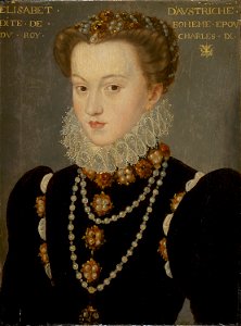 Imitator of François Clouet - Portrait of Elizabeth of Austria, Wife of King Charles IX of France - 1951.317 - Art Institute of Chicago