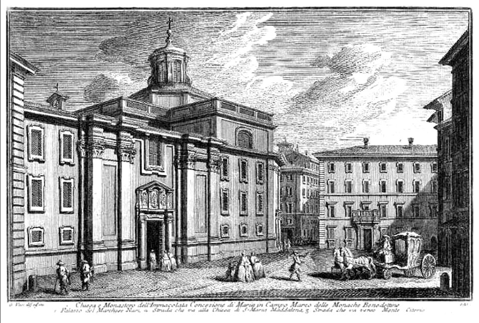 Immacolata Concezione in C. Marzio - Plate 141 - Giuseppe Vasi (v2)