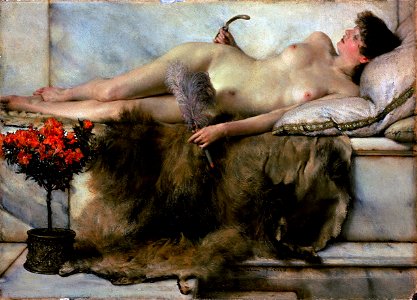Tepidarium Lawrence Alma-Tadema (1836-1912). Free illustration for personal and commercial use.