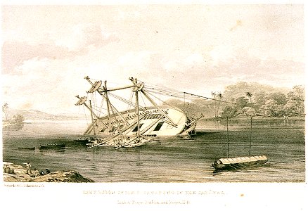Immersion of H.M.S. Samarang in the Sarawak RMG PU6128