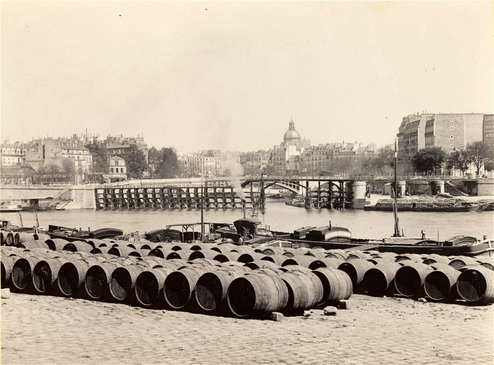 Image blancard hippolyte une estacade vue depuis le port aux vins paris ph73835 1015700