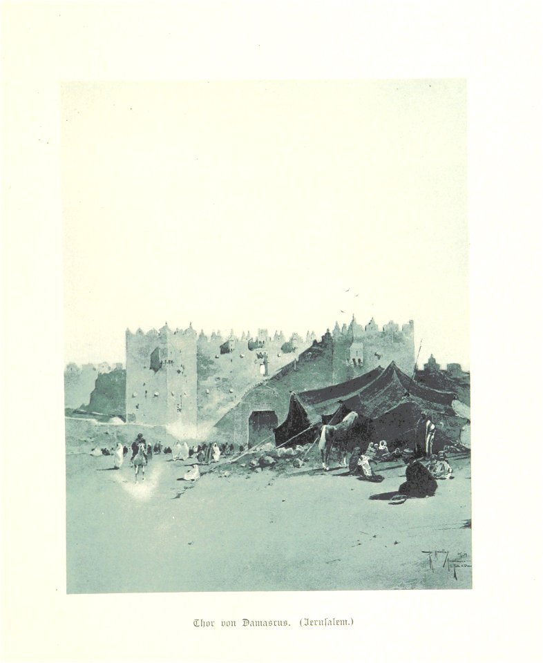 Image taken from page 159 of 'Pilgerritt. Bilder aus Palästina und Syrien ... Mit Illustrationen von R. Mainella' (11232859054)