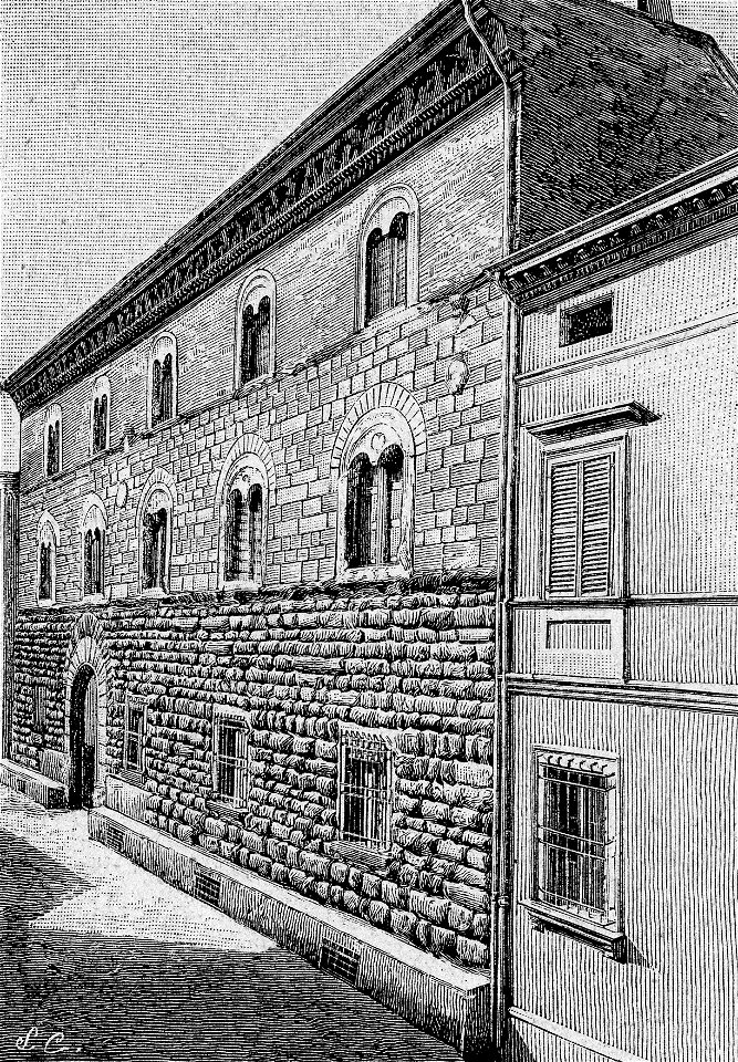 Imola – Palazzo Sforza (xilografia)