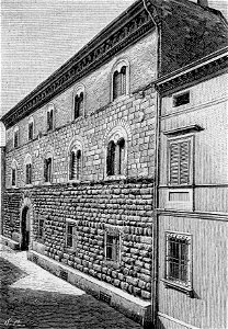 Imola – Palazzo Sforza (xilografia)
