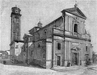 Imola – Il Duomo di San Cassiano (xilografia)