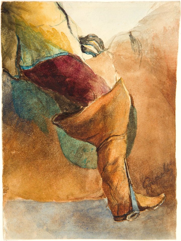 Imitator of Théodore Géricault - Study of a Man's Leg, 1971.119