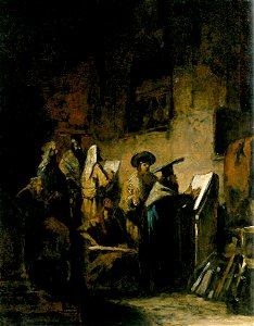 In der Synagoge (Carl Spitzweg)