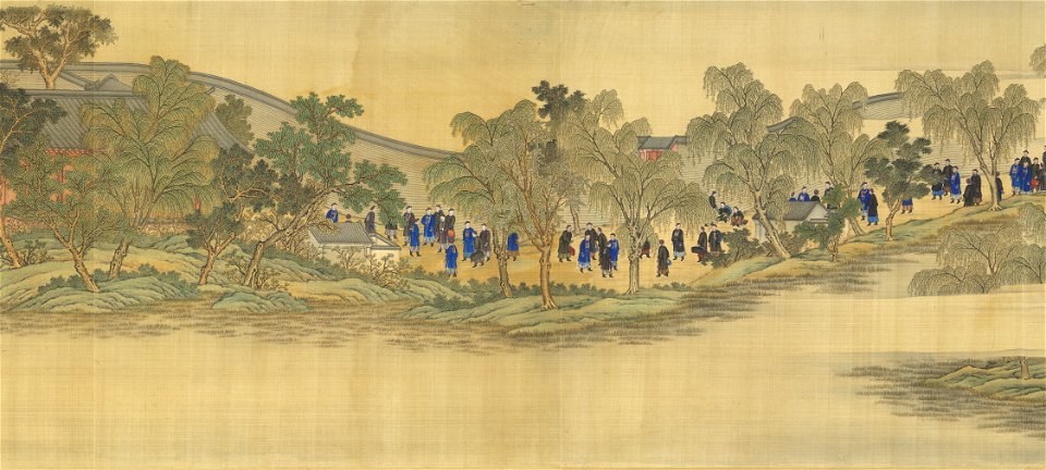 Imperial Rites of Sericulture (Scroll 3- “Picking Mulberry Leaves”)-part4