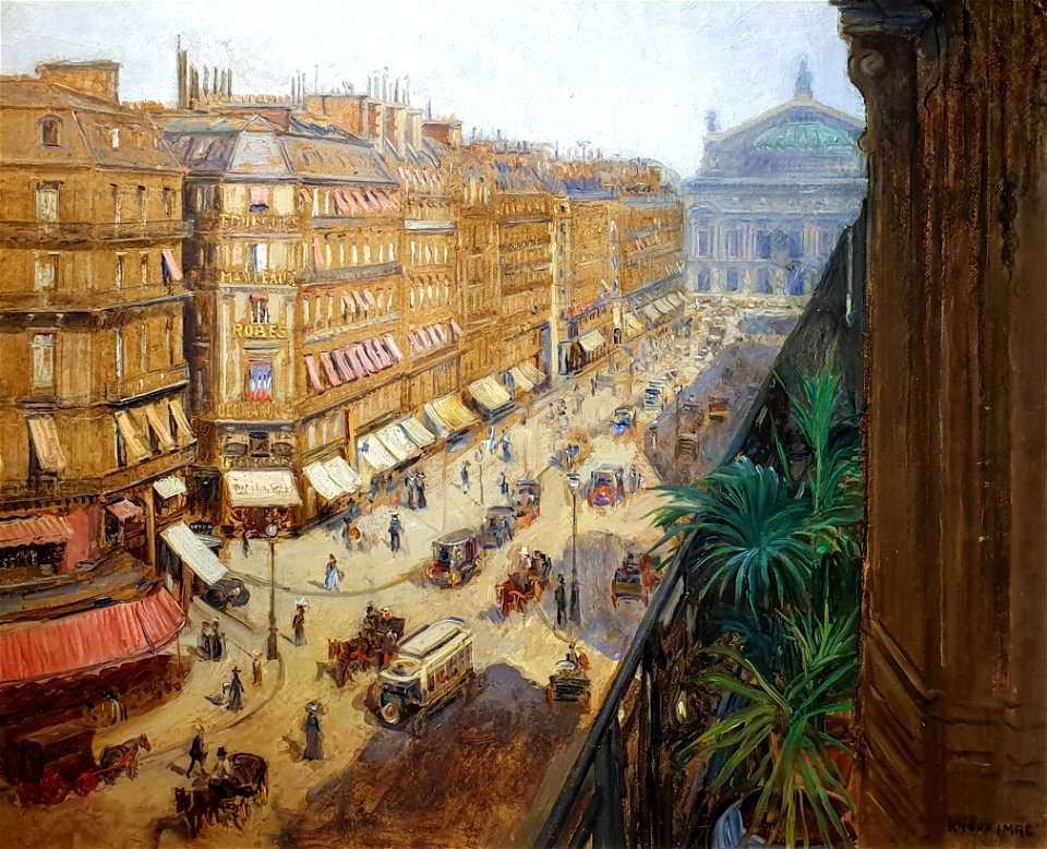 Imre Knopp - The Opera-house in Paris