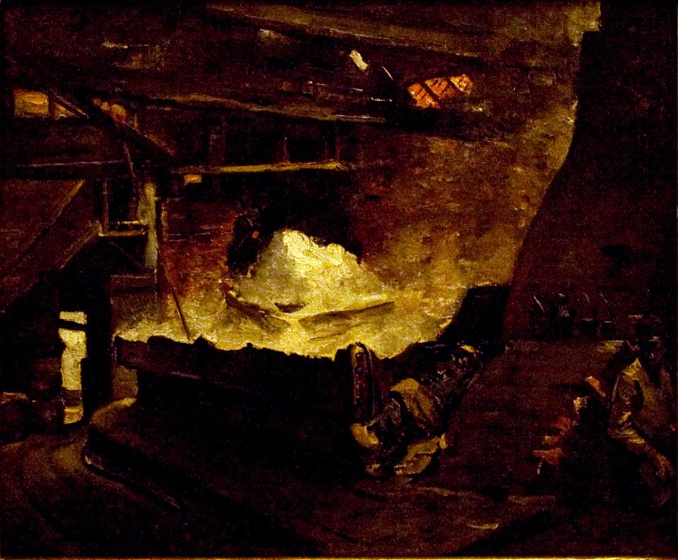 In a Salt Refinery at Rupelmonde
