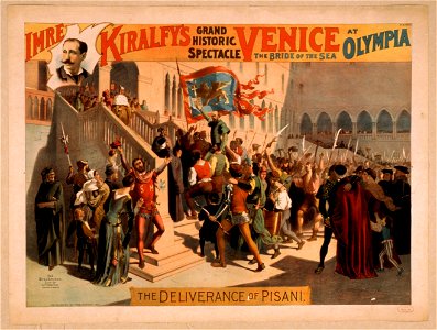 Imre Kiralfy's grand historic spectacle, Venice, the bride of the sea at Olympia LCCN2014636815