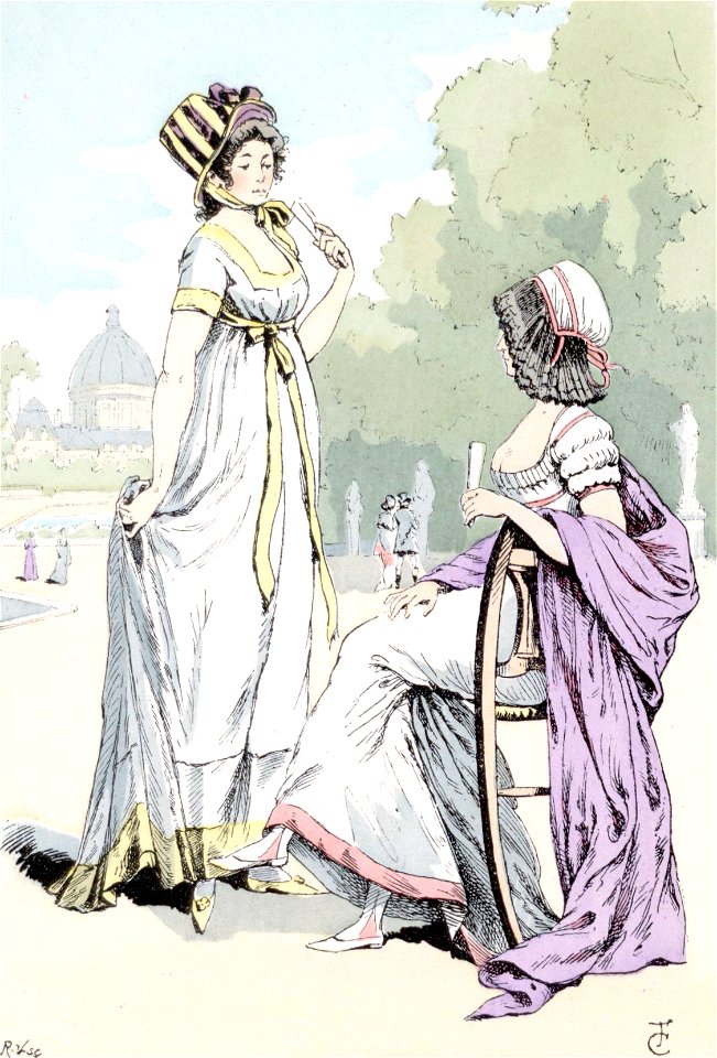 In the Gardens of the Tuileries, Year VII - 1799