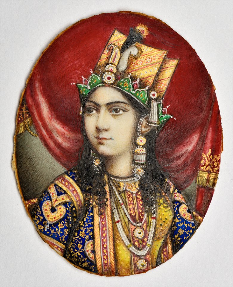 Indian, Agra - Miniature of Mumtaz Mahal - U11n2.3 - Isabella Stewart Gardner Museum