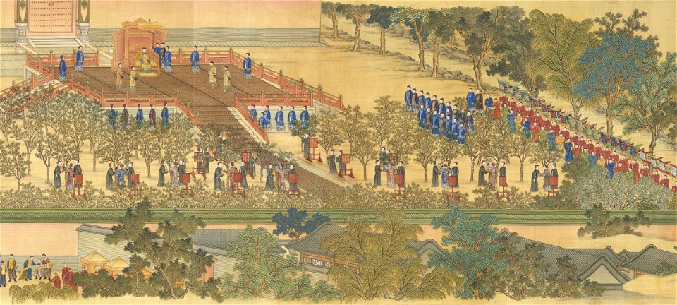 Imperial Rites of Sericulture (Scroll 3- “Picking Mulberry Leaves”)-part2
