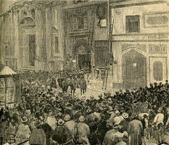 Inaugurazione della lapide posta sulla casa abitata da Carlo Goldoni a Roma