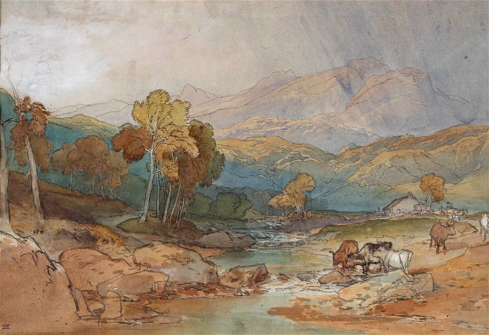 In the Highlands - William Leighton Leitch - ref Leitch-K