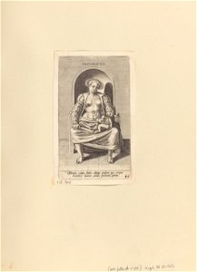 Impudentia print by Philip Galle, S.IV 2909, Prints Department, Royal Library of Belgium