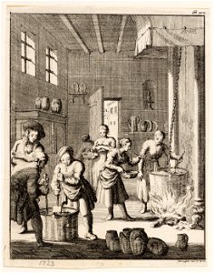 In een keuken te Rosette wordt sorbet vervaardigd, objectnr A 19635
