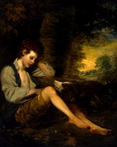 In the manner of John Opie - A Shepherd Boy - Google Art Project