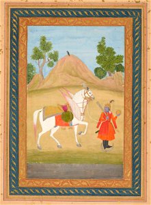 Indian School, late 18th century - Kali, the tenth incarnation of Vishnu - RCIN 1005113.k - Royal Collection